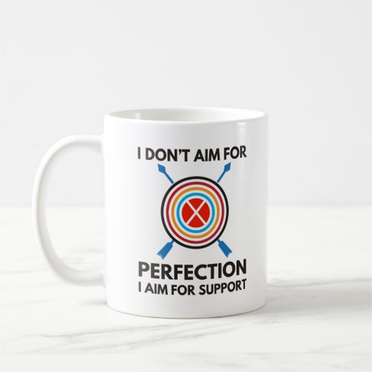 Ich strebe nicht nach Perfektion | Mama Kaffeetasse (Links)