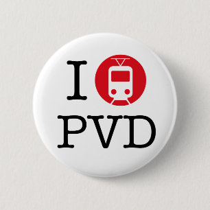 "Ich StreetcarProvidence" Knopf Button
