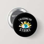 Ich streike Bowling Button (Vorne & Hinten)