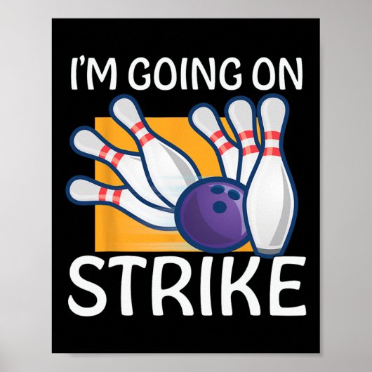 Ich streike. poster (Vorne)