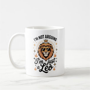 Ich Streite Nicht, Ich Bin Einfach Ein Löwe – Lust Kaffeetasse