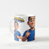 Ich streite nicht kaffeetasse (Vorderseite Links)