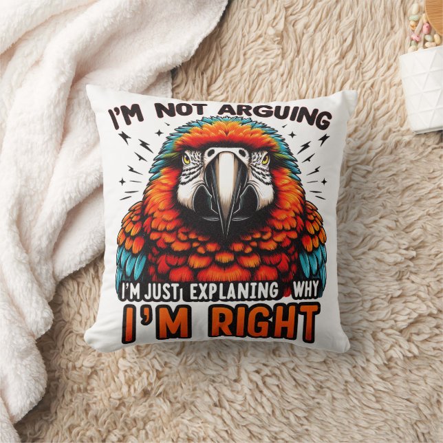 Ich streite nicht kissen (Decke)