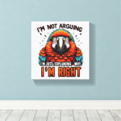 Ich streite nicht leinwanddruck (Insitu (Holzboden))