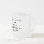 Ich streite nicht mattglastasse (VorderseiteRechts)