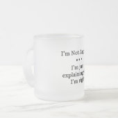 Ich streite nicht mattglastasse (Vorderseite Links)
