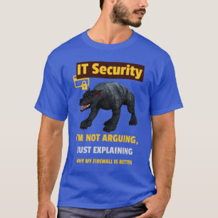 Ich streite nicht, nur erklären lustige IT T-Shirt