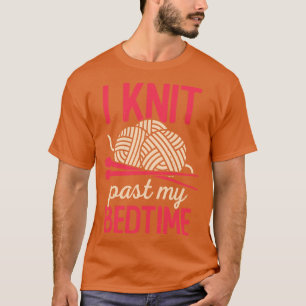 Ich Strick habe mein Schlafzimmergeschenk mit dem T-Shirt