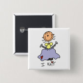 Ich stricke button (Vorne & Hinten)