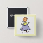 Ich stricke button (Vorne & Hinten)