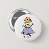 Ich stricke button (Vorne & Hinten)