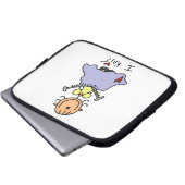 Ich stricke laptopschutzhülle (Vorne Knopf)