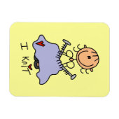 Ich stricke magnet (Horizontal)