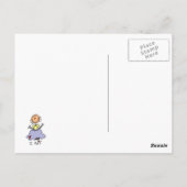 Ich stricke postkarte (Rückseite)