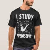 Ich studiere Pipe Smoker Pipe Pipe Funny Tobacco P T-Shirt (Vorderseite)