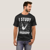 Ich studiere Pipe Smoker Pipe Pipe Funny Tobacco P T-Shirt (Vorne ganz)