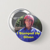 Ich Stumped das Gilson Button (Vorne & Hinten)