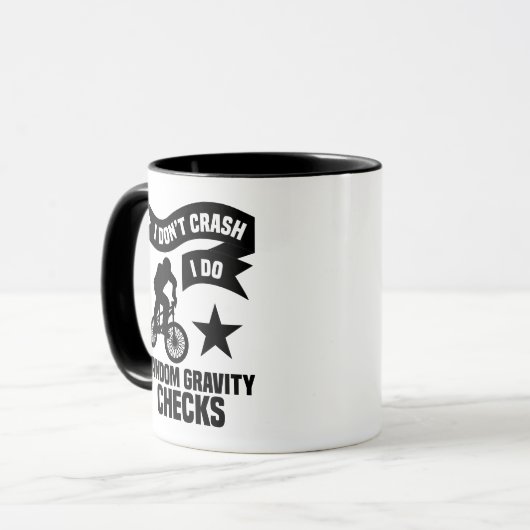 Ich stürbe nicht ab, ich mache zufällige Gravitati Tasse (Vorderseite Links)