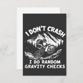 Ich stürze nicht ab, ich mache zufällige Gravity-K Dankeskarte (Vorne/Hinten)