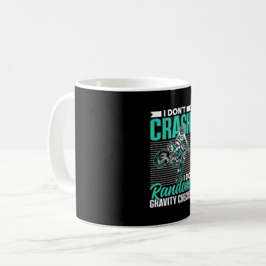 Ich stürze nicht ab, ich mache zufällige Gravity-K Kaffeetasse (Vorderseite Links)