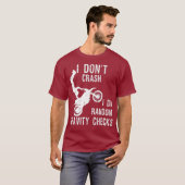 Ich stürze nicht, ich mache Random Gravity Karos T-Shirt (Vorne ganz)