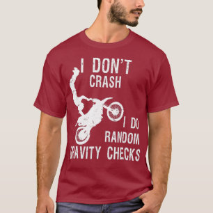 Ich stürze nicht, ich mache Random Gravity Karos T-Shirt