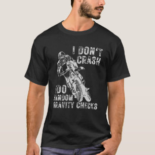 Ich stürze nicht, ich mache zufällige Gravity-Karo T-Shirt