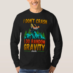Ich stürze nicht, ich mache zufällige Gravity Karo T-Shirt