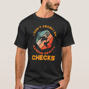 Ich stürze nicht, ich mache zufällige Gravity Karo T-Shirt