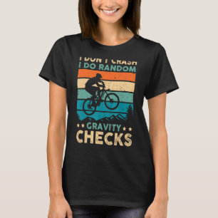 Ich stürze nicht, ich mache zufällige Gravity-Karo T-Shirt