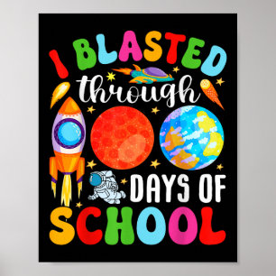 Ich stürzte durch 100 Schultage 100 Tage vor Poster
