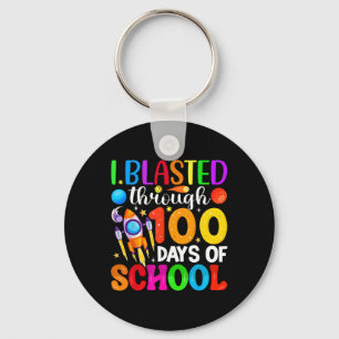 Ich stürzte durch 100 Tage Schulraum 100 Tage Schlüsselanhänger