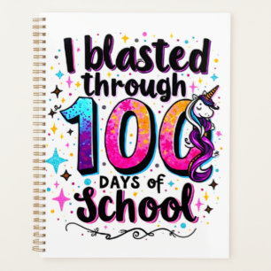 Ich stürzte durch 100 Tage Schulunikorn Planer