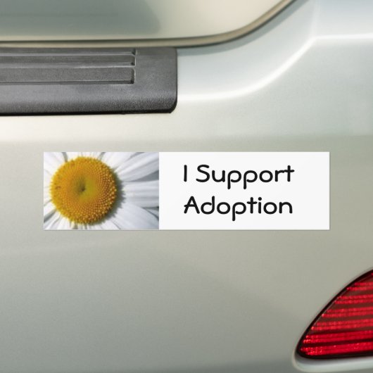 Ich stütze Adoptions-Autoaufkleber Autoaufkleber (Auf Auto)