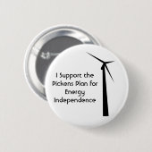Ich stütze das Pickens Plan-Button Button (Vorne & Hinten)
