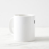 Ich stütze den Bürgermeister Kaffeetasse (Vorderseite Links)