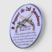 Ich stütze die 2. Änderung Große Wanduhr (Winkel)