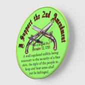 Ich stütze die 2. Änderung Große Wanduhr (Winkel)