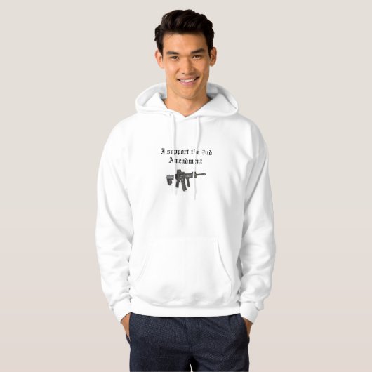 Ich stütze die 2. Änderung Hoodie (Vorne ganz)