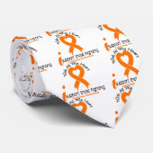 Ich stütze die kämpfende Leukämie Krawatte (Gerollt)