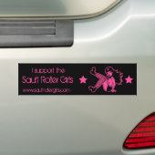 Ich stütze die Sault Rollen-Mädchen Autoaufkleber (Auf Auto)