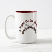 Ich stütze die zweite Änderung Zweifarbige Tasse (Links)