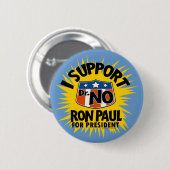 Ich stütze Dr. Kein Ron Paul-Knopf Button (Vorne & Hinten)