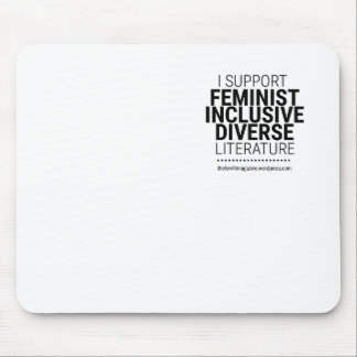 Ich stütze feministische verschiedene mousepad