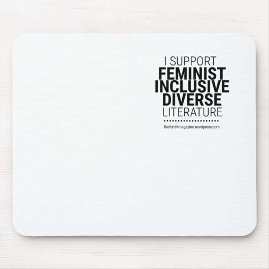 Ich stütze feministische verschiedene mousepad (Vorne)