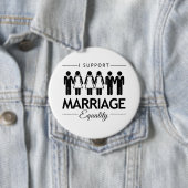 ICH STÜTZE HEIRAT-GLEICHHEIT FÜR ALLE - .PNG BUTTON (Beispiel)