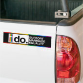 ICH STÜTZE HEIRAT-GLEICHHEIT - - .PNG AUTOAUFKLEBER (Auf Lkw)