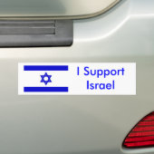 Ich stütze Israel Autoaufkleber (Auf Auto)