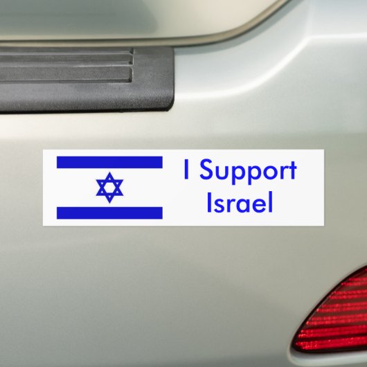 Ich stütze Israel Autoaufkleber (Auf Auto)