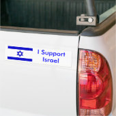Ich stütze Israel Autoaufkleber (Auf Lkw)